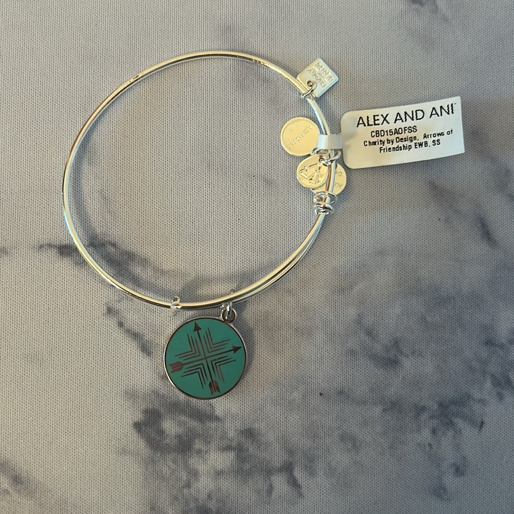 Alex and Ani Arrows of Friendship Bracelet - Picture 2 of 4